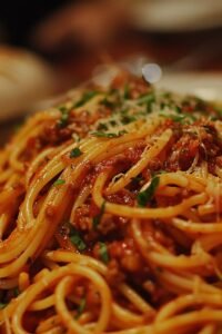 Spaghetti with Sauce